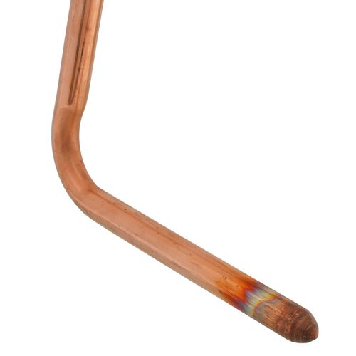 Main product image of 1/2" CTS Offset Tub Spout Elbow, Spun Left, No Lead (8" x 8" x 7")