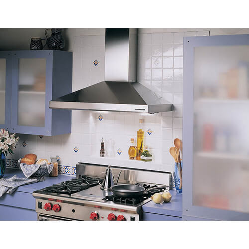 Main product image of 30" Stainless Steel Wall Mount Chimney Hood w/ Internal Blower (450 CFM)