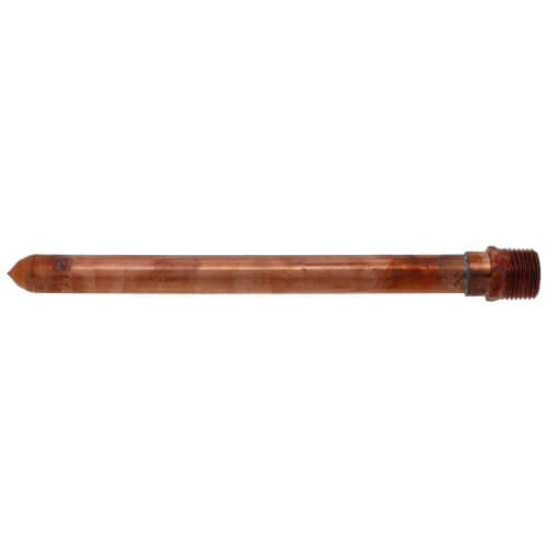 1/2" MIP x Spin Closed End Copper L Stub Out Bullet (8-1/2" Length)