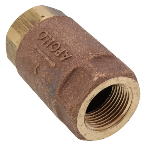 1" FNPT Soft Seat Bronze Spring Check Valve w/ EPDM Seat