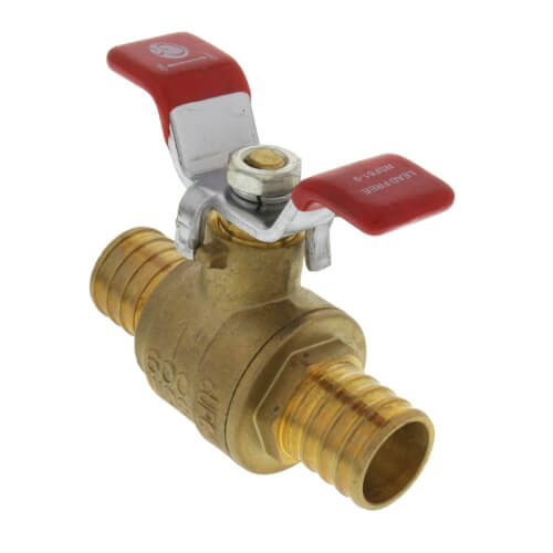 Main product image of 1" PEX x 1" PEX Ball Valve, T-Handle (Lead Free)