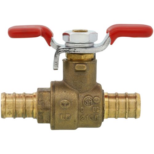 Main product image of 1/2" PEX x 1/2" PEX Ball Valve, T-Handle (Lead Free)