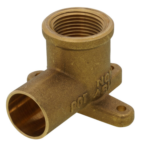 Main product image of 3/4" CxF Brass 90-Degree Drop Ear Elbow, 3 Ears