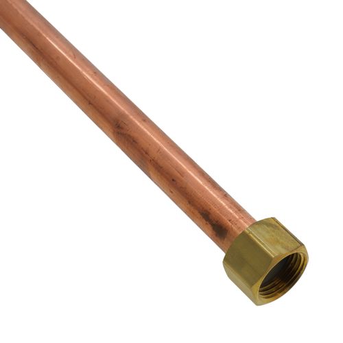 Main product image of 1/2" FIP Swivel Copper Shower Riser w/ 1/2" FIP Drop Ear (30" Length)