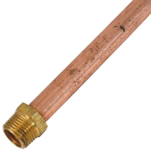 Main product image of 1/2" MIP Swivel Copper Shower Riser w/ 1/2" FIP Drop Ear (50" Length)