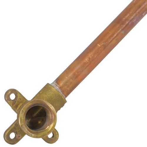 Main product image of 1/2" MIP Swivel Copper Shower Riser w/ 1/2" FIP Drop Ear (50" Length)