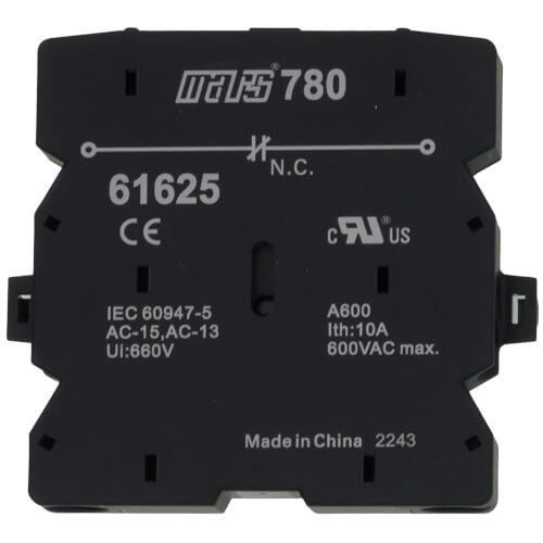 1 N/C Auxiliary Contact