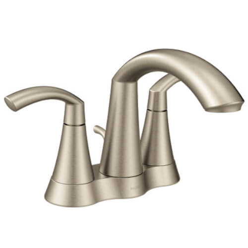 Glyde Two-Handle High Arc Bathroom Faucet (Brushed Nickel)