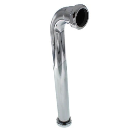 Main product image of 1-1/4" x 12", 17 Gauge, Slip Joint Elbow (Chrome Plated)
