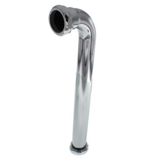 Main product image of 1-1/4" x 12", 17 Gauge, Slip Joint Elbow (Chrome Plated)