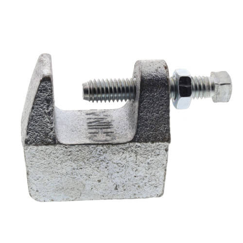 Main product image of 5/8" Electro-Galvanized Wide Top Beam Clamp