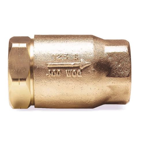 Main product image of 3" Threaded Bronze Ball-Cone In-Line Check Valve, 61LF10001