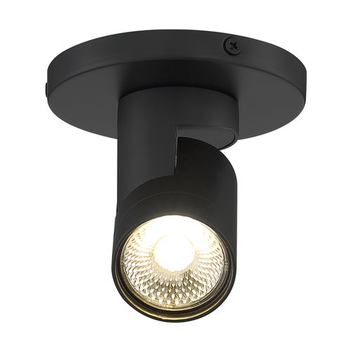 Main product image of 12 Watt LED Black Barrel Monopoint 3000K 36 deg. Beam Angle