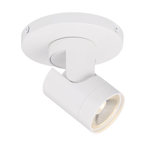Main product image of 12 Watt LED White Barrel Monopoint 3000K 36 deg. Beam Angle