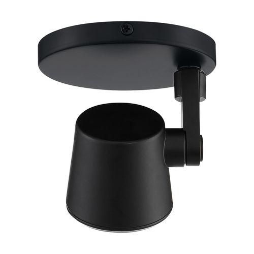 Main product image of 12 Watt LED Black Taper Back Monopoint 3000K 36 deg. Beam Angle