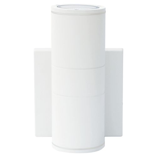 Main product image of 1 Light LED Small Up or Down Sconce Fixture White Finish 10W 120/277V