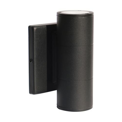Main product image of 2 Light LED Small Up and Down Sconce Fixture Black Finish 10W 120/277V