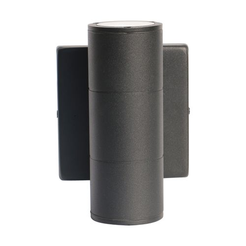 Main product image of 2 Light LED Small Up and Down Sconce Fixture Black Finish 10W 120/277V