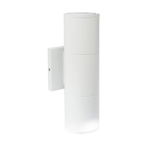 Main product image of 2 Light LED Large Up and Down Sconce Fixture White Finish 20W 120/277V