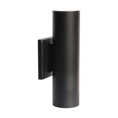 Main product image of 2 Light LED Large Up and Down Sconce Fixture Black Finish 20W 120/277V