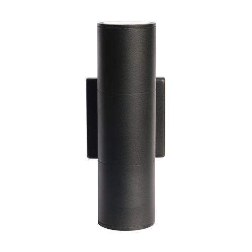 Main product image of 2 Light LED Large Up and Down Sconce Fixture Black Finish 20W 120/277V