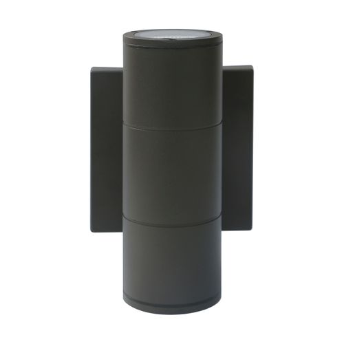 Main product image of 2 Light LED Small Up and Down Sconce Fixture Bronze Finish 10W 120/277V