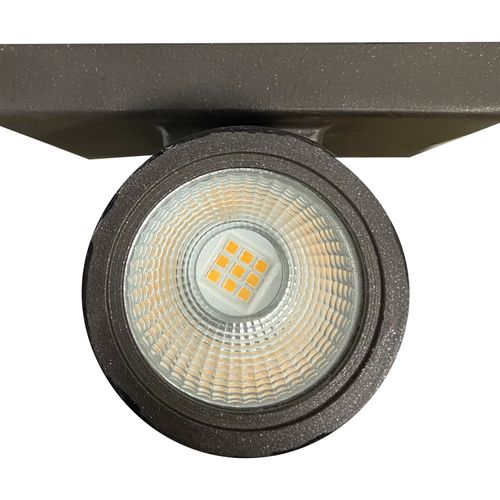 Main product image of 2 Light LED Small Up and Down Sconce Fixture Bronze Finish 10W 120/277V