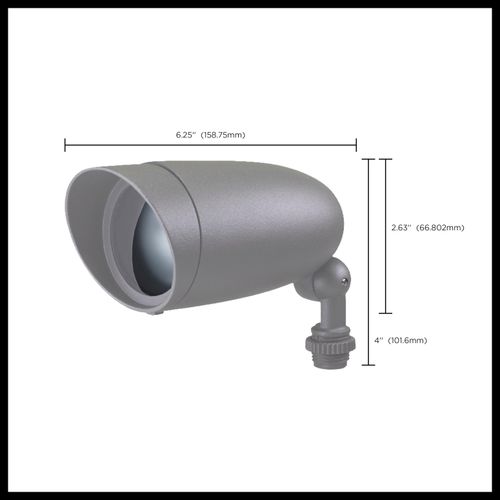 Main product image of LED Landscape Flood 9W Light Gray Finish