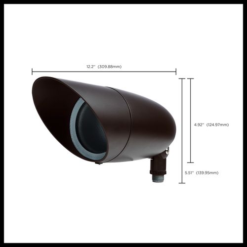 Main product image of LED Landscape Flood 12 Watt 3000K Bronze Finish
