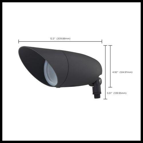 Main product image of LED Landscape Flood 12 Watt 3000K Dark Gray Finish