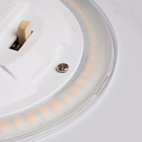 Main product image of 11" Flush Mounted LED Fixture CCT Selectable Square White Acrylic