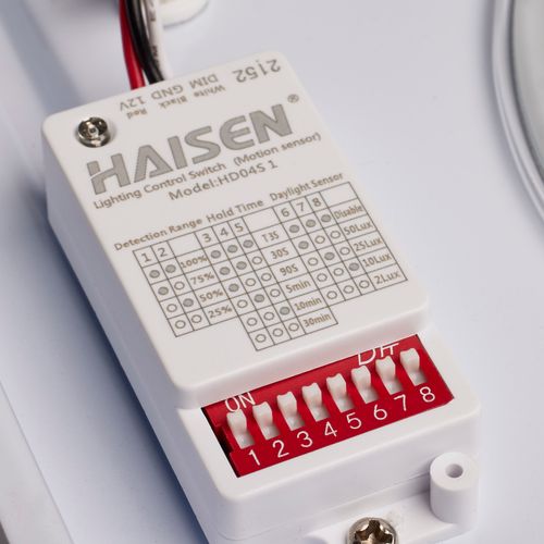 Main product image of 11" Flush Mounted LED Fixture CCT Selectable Square White Acrylic w/ Sensor