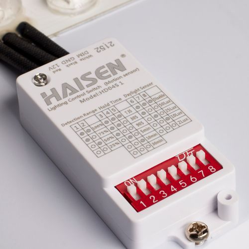 Main product image of 19" Flush Mounted LED Fixture CCT Selectable Round White Acrylic w/ Sensor