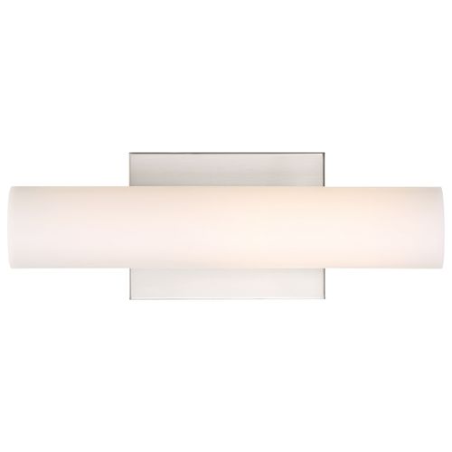 Main product image of Bend LED Small Vanity Brushed Nickel Finish w/ White Acrylic
