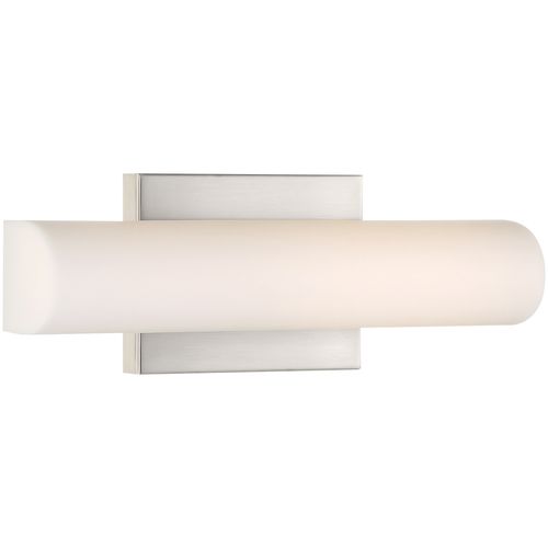 Main product image of Bend LED Small Vanity Brushed Nickel Finish w/ White Acrylic