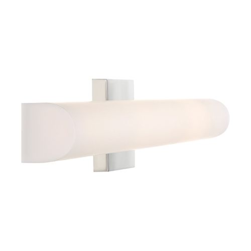 Main product image of Bend LED Large Vanity Brushed Nickel Finish w/ White Acrylic