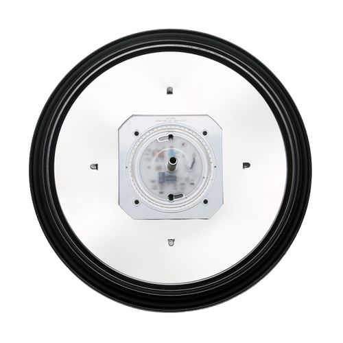 Main product image of 13" LED Flush Dome Fixture Mahogany Bronze Finish w/ Frosted Glass