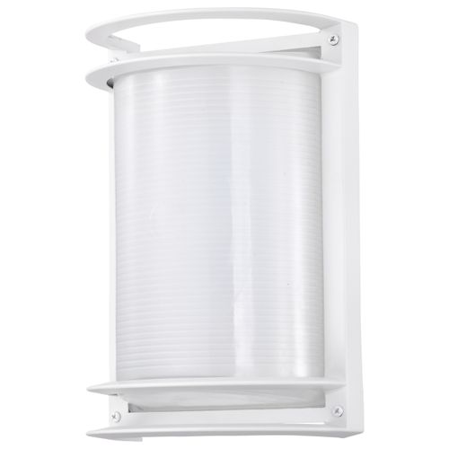 Main product image of LED Rectangular Bulk Head Fixture White Finish w/ White Glass