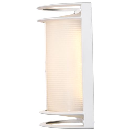 Main product image of LED Rectangular Bulk Head Fixture White Finish w/ White Glass