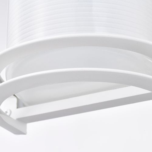 Main product image of LED Rectangular Bulk Head Fixture White Finish w/ White Glass