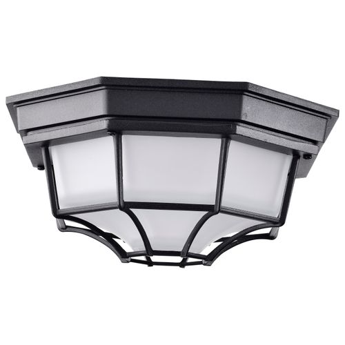 Main product image of LED Spider Cage Fixture Black Finish w/ Frosted Glass