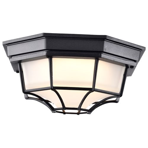 Main product image of LED Spider Cage Fixture Black Finish w/ Frosted Glass
