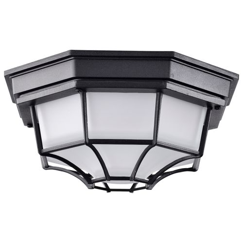 Main product image of LED Spider Cage Fixture Black Finish w/ Frosted Glass