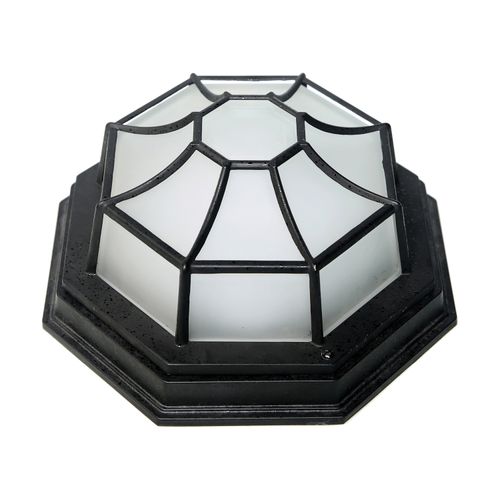 Main product image of LED Spider Cage Fixture Black Finish w/ Frosted Glass