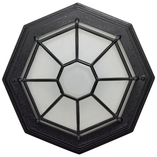 Main product image of LED Spider Cage Fixture Black Finish w/ Frosted Glass