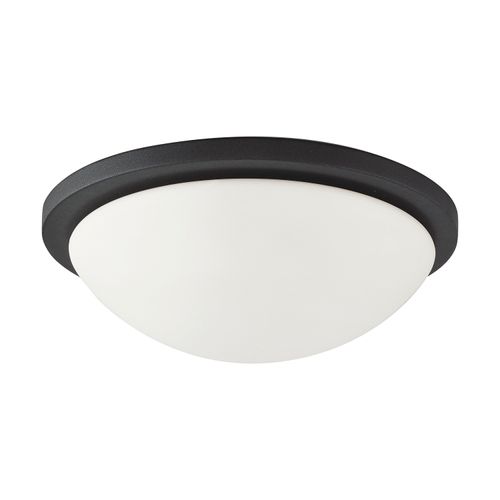 Main product image of Button LED 13" Flush Mount Fixture Black Finish