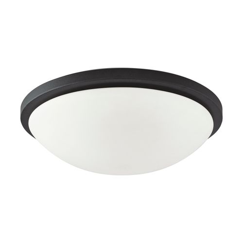 Main product image of Button LED 17" Flush Mount Fixture Black Finish