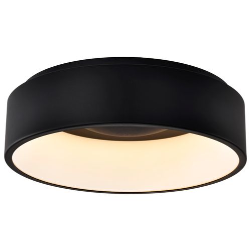 Main product image of Orbit, 20W LED Flush Mount, CCT Selectable 3000K/4000K/5000K, Black Finish