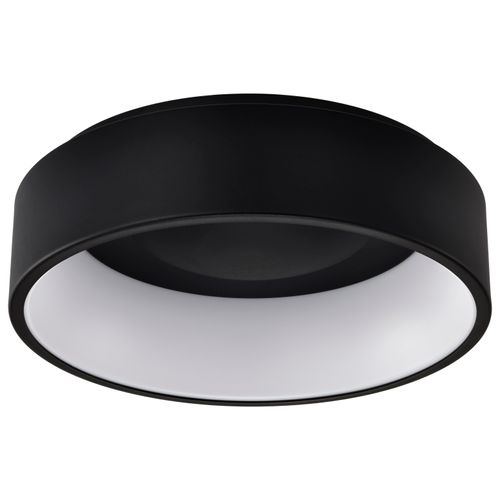 Main product image of Orbit, 20W LED Flush Mount, CCT Selectable 3000K/4000K/5000K, Black Finish