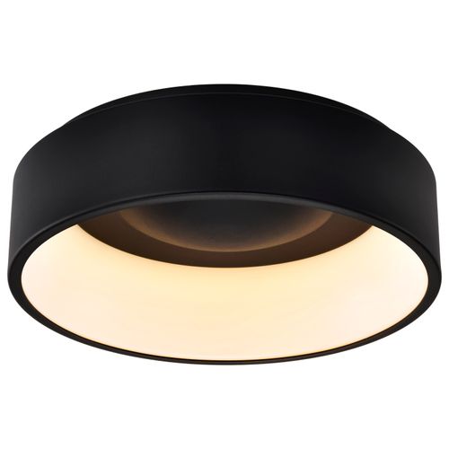 Main product image of Orbit, 20W LED Flush Mount, CCT Selectable 3000K/4000K/5000K, Black Finish